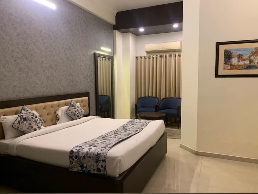 2 Bed Non-AC at Shri Gajanan Maharaj Sansthan - Cozy room with natural ventilation